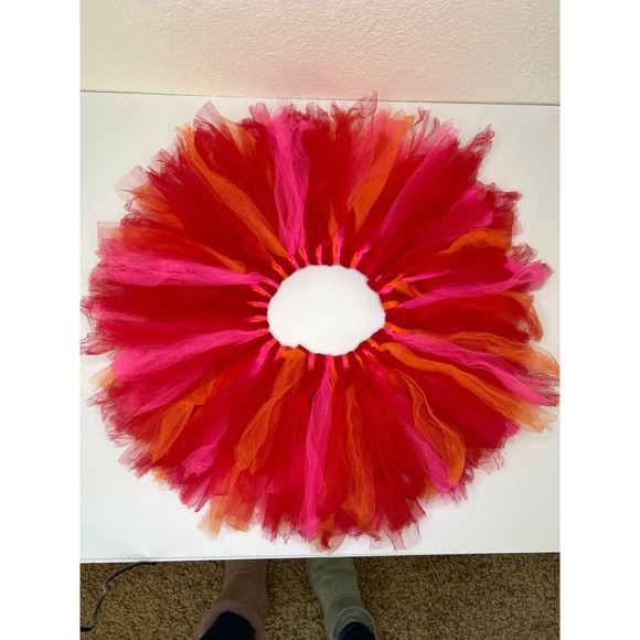 Handmade Full Tutu Sz 4-8 Ballerina Dance Ballet Play Costume Stretch Waist - Picture 8 of 12